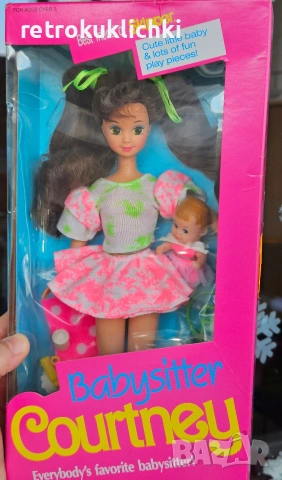 Ретро кукла Барби 1990, Barbie Courtney Babysitter #9434