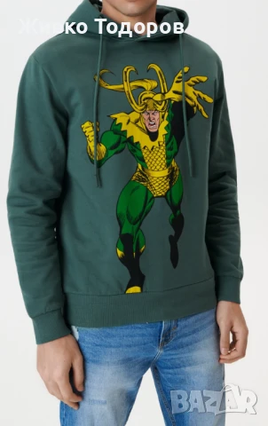 Суитшърт/Худи с качулка Marvel - Loki (НОВ), снимка 6 - Суичъри - 50984032