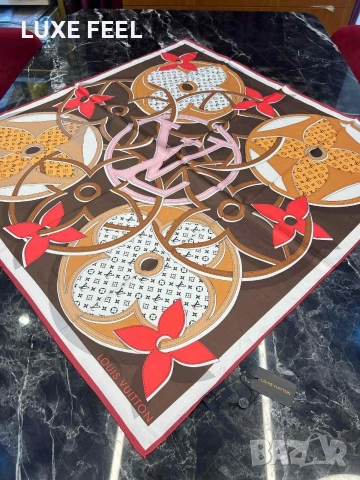Дамски Шалове - Коприна ⚜️ Louis Vuitton , снимка 2 - Шалове - 53021300