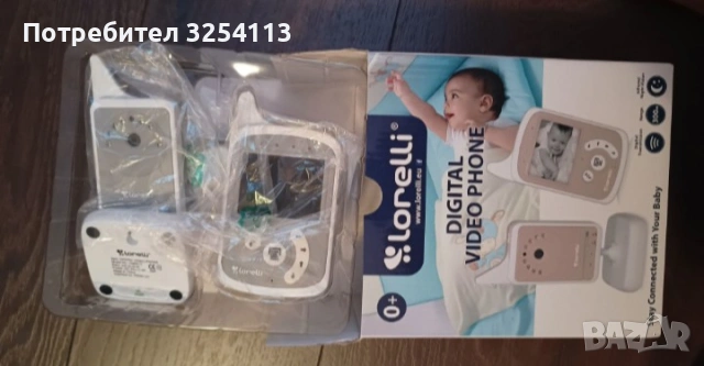 Бебефон с видео Lorelli, снимка 3 - Бебефони - 53808833