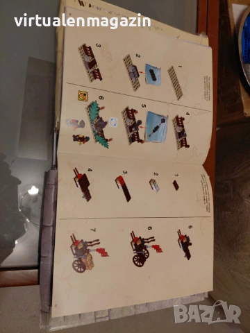 LEGO 2 в 1 - Castle & Pirates - Лего замък и пирати с формата на книга, снимка 3 - Колекции - 53207693