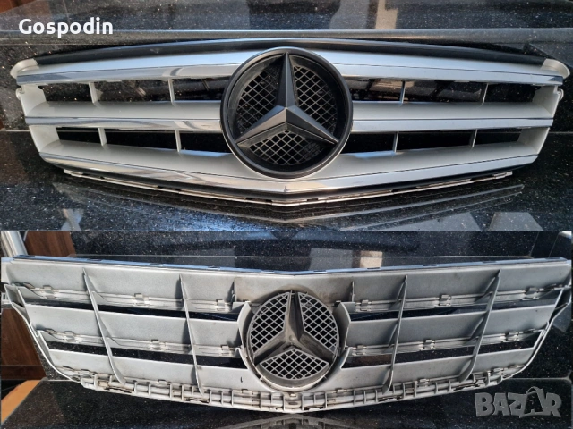 Решетки части, панти и амортисьори преден капак Мерцедес W204  W211 W212 W213