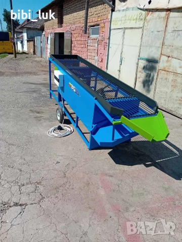 Машина за чистене/обезлистяване (почиства от бради и листа) и сортиране на лук, снимка 2 - Други машини и части - 52929921