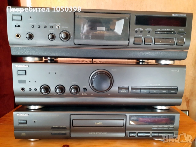 Перфектен сет Technics - Триглав дек - усиловател и сиди плеър, снимка 2 - Декове - 53668482