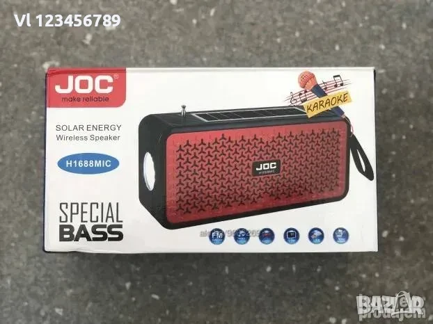 Bluetooth колонка SPECIAL BASS JOC H1655-BT.FM,MP3