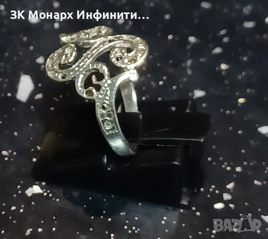 сребърен пръстен , снимка 4 - Пръстени - 52123675