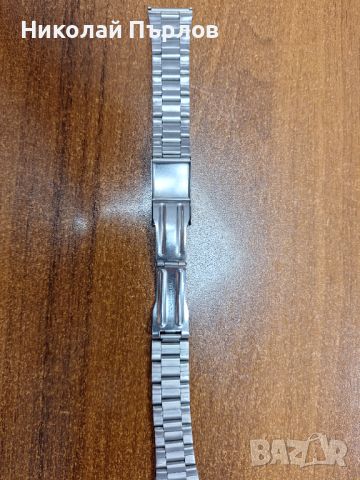 Продавам метална верижка за часовник 22мм, снимка 3 - Каишки за часовници - 46080126