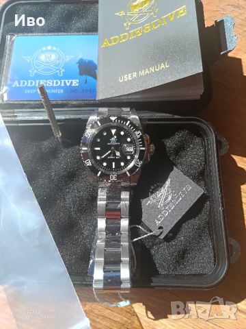 часовник на ADDIESDIVE , снимка 1 - Мъжки - 45020478