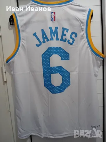 Чисто нов оригинален потник на Los Angelis Lakers - LeBron James, снимка 3 - Баскетбол - 50412823