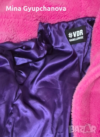 зимно бутиково розово палто , снимка 3 - Палта, манта - 52444458