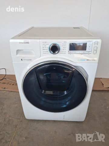Пералня Samsung Eco Bubble AddWash WW12K8412OW/LE AddWash, 1400 об/мин, 12 кг, Inverter, Клас A+++, , снимка 4 - Перални - 53665899