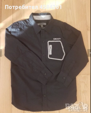 Детска риза DKNY и суитшърт SISLEY за 10г.момче, снимка 4 - Детски ризи - 51602529