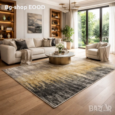 Модерен килим 120x160 см, 3D ефект, геометричен, неплъзгащ се