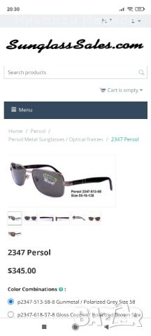 Persol , снимка 2 - Слънчеви и диоптрични очила - 45100995