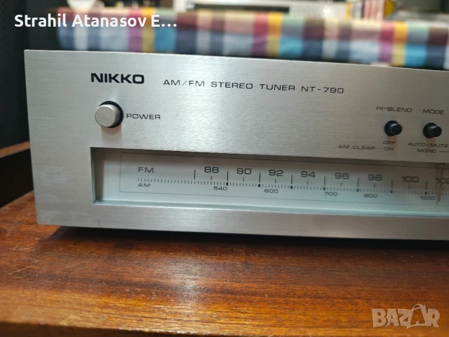 Nikko NT-790 Стерео Тунер, снимка 4 - Радиокасетофони, транзистори - 51361367