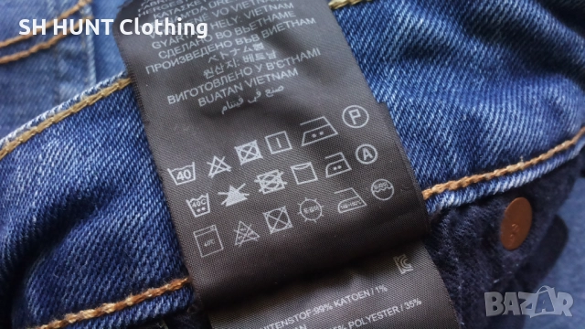 G-Star 3301 LOW TAPERED Jeans Размер 32 / 30 еластични дънки 1-61, снимка 17 - Дънки - 52216867