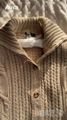 Massimo Dutti cable knit cardigan , снимка 3 - Блузи с дълъг ръкав и пуловери - 53815008