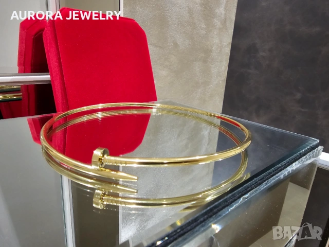 CARTIER Nail Juste un Clou Classic Gold Колие Пирон, снимка 5 - Колиета, медальони, синджири - 53238256