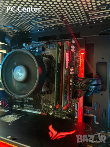 Геймърски компютър AMD Ryzen 5 3600, RX 5700 XT 8GB, 16GB ram, снимка 4 - Геймърски - 53495469