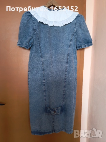 Дънкова рокля , снимка 3 - Рокли - 49789612