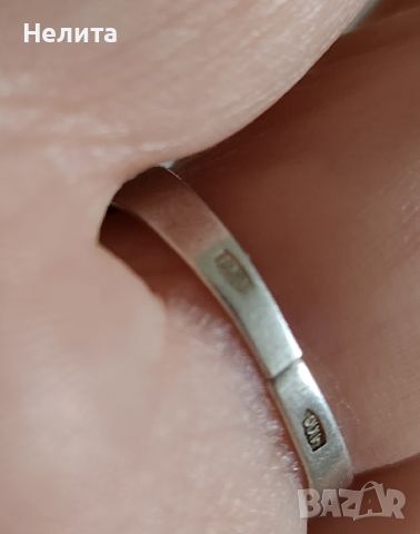 руски сребърен пръстен, снимка 3 - Пръстени - 45247797