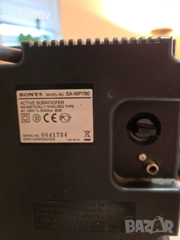 Активен субуфер Sony SA-WP780, снимка 4 - Тонколони - 52088853