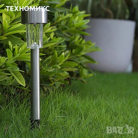 Комплект от 6 броя LED соларни лампи, снимка 5 - Соларни лампи - 53809673