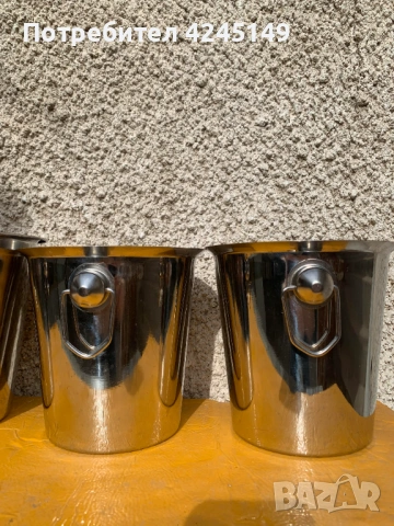 Шампаниери от стомана 4бр., снимка 2 - Обзавеждане за заведение - 53795511