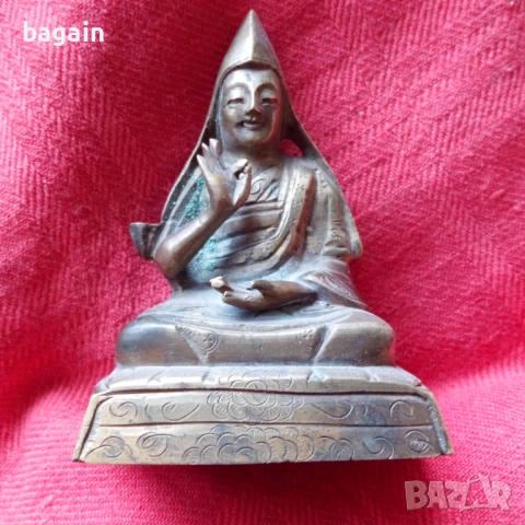 Бронзова статуетка., снимка 3 - Статуетки - 52389152