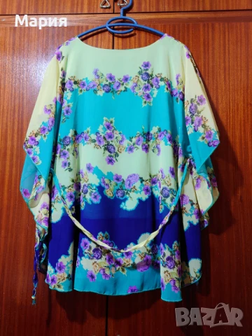 Туника с флорални мотиви, снимка 3 - Туники - 51339192