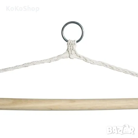 Градинска люлка-Ø100x120 см./висяща люлка от макраме/хамак, снимка 5 - Градински мебели, декорация  - 49666643