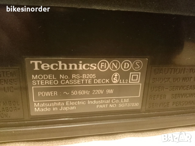 Technics RS-B205 отличен дек , снимка 7 - Декове - 53171476