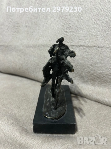 Скулптора бронз арт Деко , снимка 4 - Антикварни и старинни предмети - 53586796