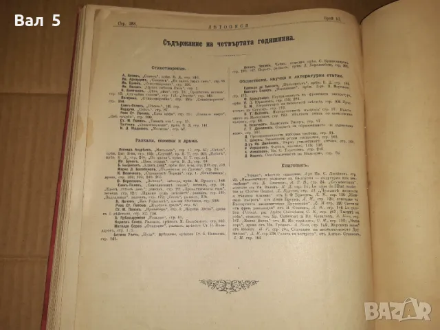 Старо списание ЛЕТОПИСИ 1902 - 03 година 4 - та бр 1 - 12, снимка 7 - Списания и комикси - 48067105