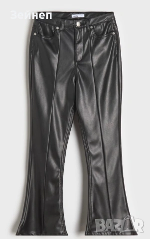 Кожен чарлстон панталон, снимка 2 - Панталони - 54119122