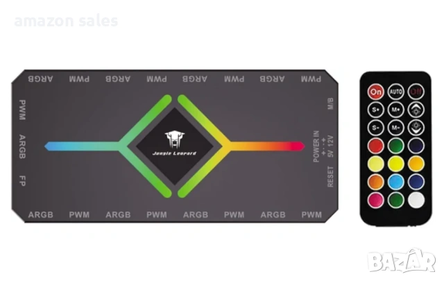 ShakingTank 9-портов ARGB PWM контролер за вентилатори - Магнитен разделител за вентилатори, снимка 2 - Други - 54166462