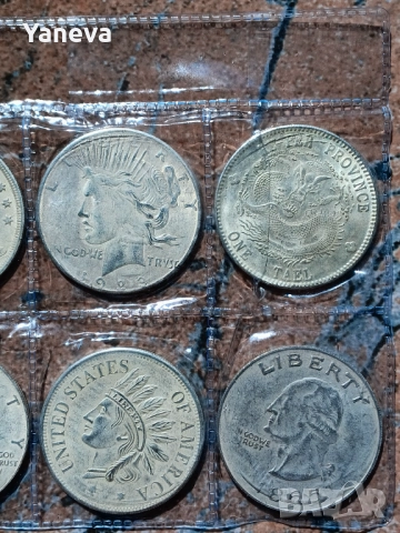 Комплект от 8 бр . американски монети  в отлично състояние, съхранявани в защитно фолио. , снимка 3 - Нумизматика и бонистика - 51991496