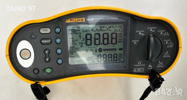 Fluke 1653B - Измервателен мултифункционален тестер електрическа система, снимка 3 - Други инструменти - 53193032