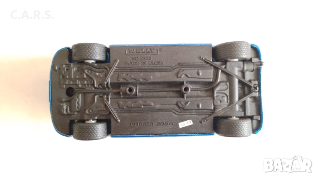 Peugeot 206 CC Cabrio Welly - Мащаб 1:34-39, снимка 8 - Колекции - 52904452