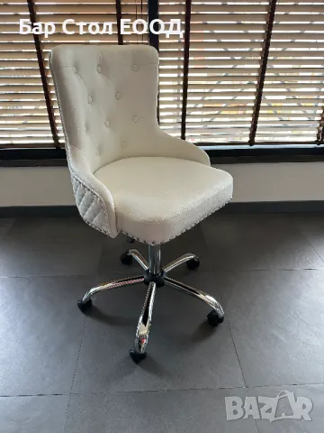 Стол на колелца Lyon с 24 м гаранция и безплатна доставка до офис, снимка 10 - Столове - 41506618