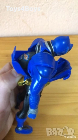 Switch Action Figure Bandai 2010 Power Rangers Blue Samurai, снимка 2 - Колекции - 53469145