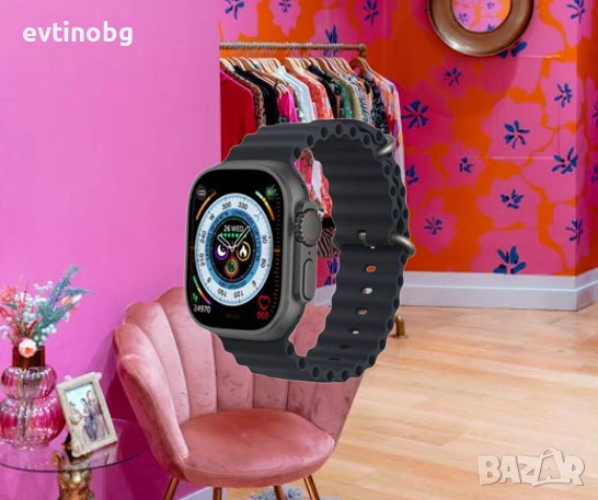 Смарт Часовник T900 Ultra 2 – Най-новият модел с голям екран и стил, снимка 3 - Смарт часовници - 53909386