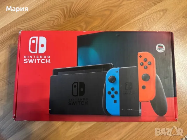 Перфектно в гаранция Nintendo switch с игри, снимка 1 - Nintendo конзоли - 48218496