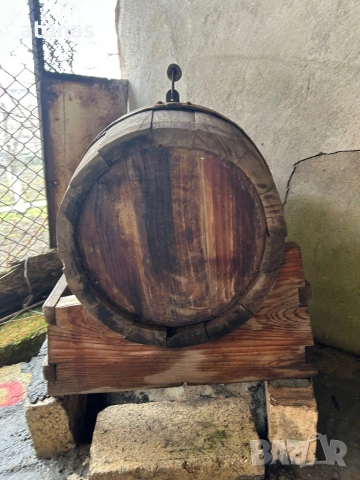 Буре с стойка, снимка 2 - Антикварни и старинни предмети - 53219143