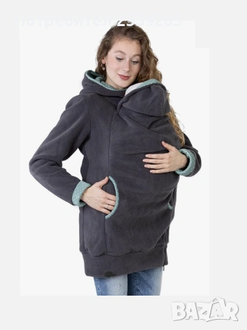 Суичър за бебеносене размер М Viva la Mama, снимка 5 - Суичъри - 53886105