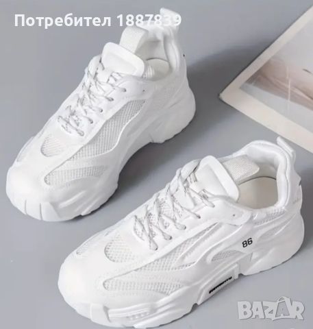 Дамски летни бели маратонки и спортни обувки , снимка 8 - Дамски ежедневни обувки - 45360429