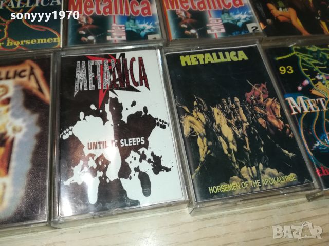 METALLICA ЛОТ 12 КАСЕТИ 300ЛВ 1206241350, снимка 10 - Аудио касети - 46168900