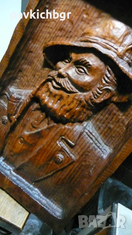 Дърворезба пано, снимка 8 - Антикварни и старинни предмети - 50659009