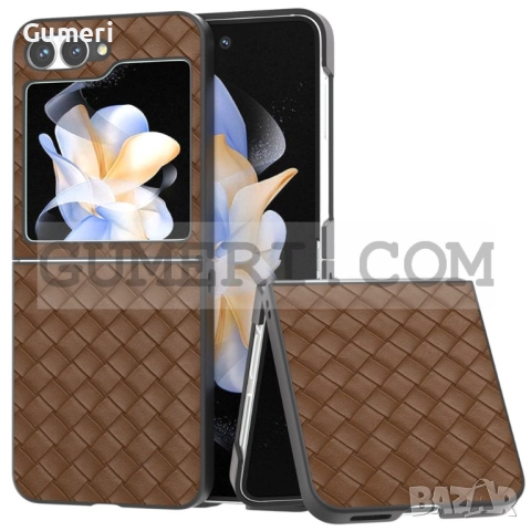 Samsung Galaxy Z Flip 6 Кожен Предпазен Гръб, снимка 5 - Калъфи, кейсове - 51445535