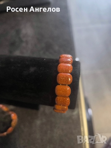 Кафяв Авантюрин , снимка 4 - Гривни - 52198588